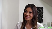 Sexy teen brunette petite girl gives her client the best nuru massage experience  Sexy teen brunette petite girl gives her client the best nuru massage experience