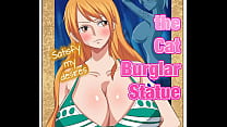 The cat burglar statue