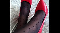 Sexy stocking legs