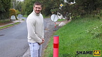 SHAME4K. Texas Patti gave a blowjob to a homeless and fucked a young stud afterwards