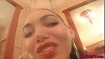 Transexual Paola cabalgando la polla de Christianxxx
