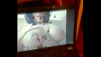 Cum on big tits