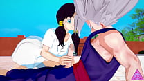 Videl lo prende in tutti i buchi a scuola Dragonball