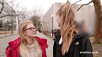 German Lesbian Play in the Library