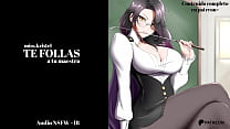 La PROFESORA se pone caliente y te FOLLA en su oficina.