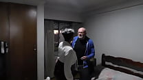 WE WENT TO SEE AN APARTMENT TO RENT....