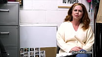 Mature steals lingerie then meets a really fat dick