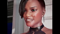 Barbados ebony singer hard anal fuck
