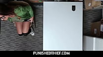 Teen With Big Tits and Glasses Fucked For Shoplifting - Dakota Rain