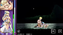 Cute blonde princess having sex with a man in new erotic hentai ryona game