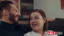 Sexy and hot milf loves oral sex and suck big dick and big balls