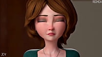 Tits Job of hiro's Aunt Cass, Subtitles Spanish
