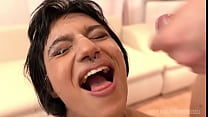 Candy Scot first time in N&F studio. DP rought deeptroath anal piss. facial cumshot  Bonus Piss Behind the scene (dry)