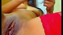 Sexy Brunette Latin Babe Toying Her Pussy