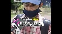 ¡Una serpiente y una experiencia aterdo! #vida #elchicletv #familia #esfuerzo #chiclenoticias #historia #atrevidoypeg...