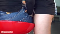 Hot Hairdresser prank. Teasing a sexy girl