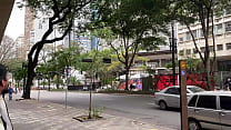 PORNSTAR BRASIL - CONVIDANDO UM PUTO PRA FODER NA PRAÇA DE SÃO PAULO - SEXO GAY BRASILEIRO SEM CAMISINHA - MAGRELO DOTADO FODENDO O CUZINHO DO MASCARADO