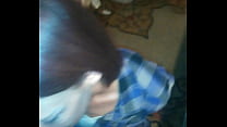 Wife gets her mouth used