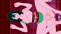 Tsuyu Asui (Kimono) and Momo Yaoyorozu (Kimono) and Izuku Midoriya intense sex. - My Hero Academia Hentai  Tsuyu Asui (Kimono) and Momo Yaoyorozu (Kimono) and Izuku Midoriya intense sex. - My Hero Academia Hentai