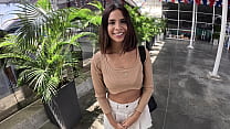 Fucking in the bathroom of the mall with a subscriber to my SHEER channel. We walk outdoors and then he fucks me in the public bathroom. Would you like to meet me and fuck me?