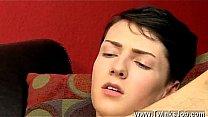 Twink movie Brad glides his prick up Benjamin's bum sans even