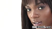 Huge black dong enters black ass