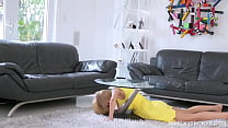 Brads huge dick got caught up by Alexis Fawx