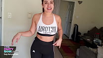 18yo Amateur Latina With Braces Gets Naked After Her Workout And Masturbates Her Pretty Pussy Until She Cums | The Panty Bank