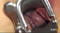 Camera deeply in her ga vagina cunt