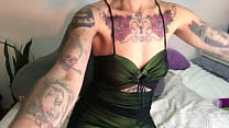FREE Webcam fetish show with sexy alt girl: hairy armpits, nipple pinching, anal dildo & more!