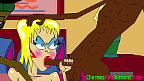 Wife Talking to Husband on Phone While Cheating