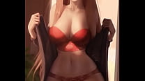 mi waifus  enseñando un poco