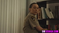 the tiny black girl and the horny police woman