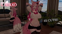 I try on CUTE COSPLAYS while you just want me to get MORE NAKED!!! SEXY CATGIRL POSING and STRIPPING!!!