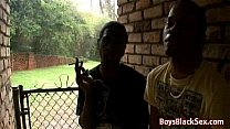 White Skinny Gay Boy Suck Big Black Dick 02