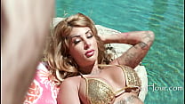 Horny Hoe With Fake Tits Seduces Married Guy