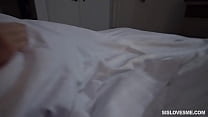 Petite princess Aria Lee is home for break and she is pissed to find out that her step gave her room to her stepbrother when she left for