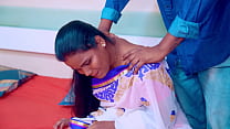 Big tits milf stepmom seduce by her young stepson on the bed
