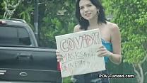 She sells goods on my front yard so I fuck her pussy