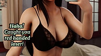 Femdom Hentai JOI - Caught Again You Panty Pervert