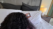 Big Ass Ebony Step Sis Gets BLEACHED