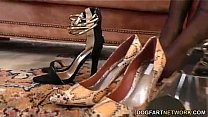 Interracial Foot Fetish Porn with Elle-240p