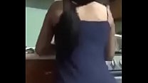tiny girl with everything big
