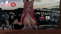 I love TEASING you with my GIANT CAT GIRL TITS!!!! SEXY VTUBER TITTY FUCK!!!!