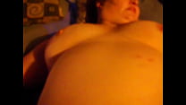 BBW tit flash
