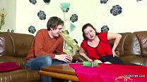 German StepMom Seduce to Fuck by stepson as dad is away