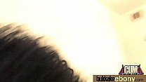 Ebony babe sucks too many white cocks 3