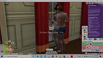 Assjob from thick asian martha convinced to undress for her ex while nudging up against her big butt