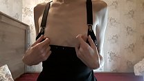 Hardcore masturbation and nipples play.