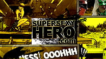 Horny and hot super sexy heroes masturbate in public